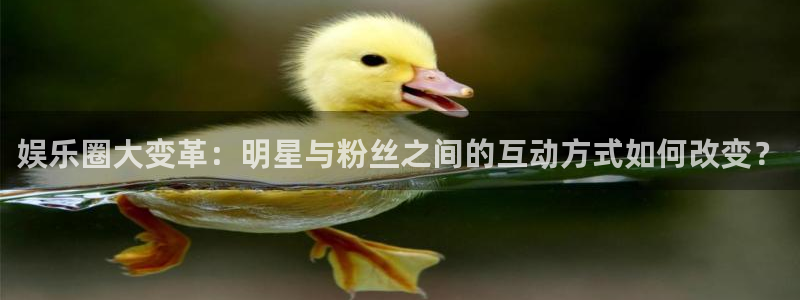 运达娱乐.ccmpc29官网版下载：娱乐圈大变革：明星与粉丝之间的互动方式如何改变？